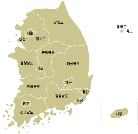 전국 지도